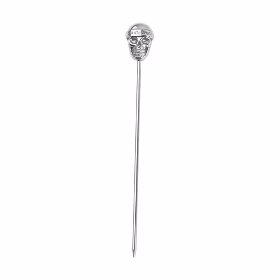 304 Stainless Steel Metal Bar Tool Fruit Sticks Cocktail Sticks Silver Picks