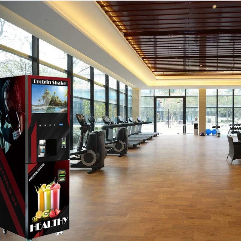 4 Lanes Premixed Powder Vending Machine Cold Beverage Vending Machine