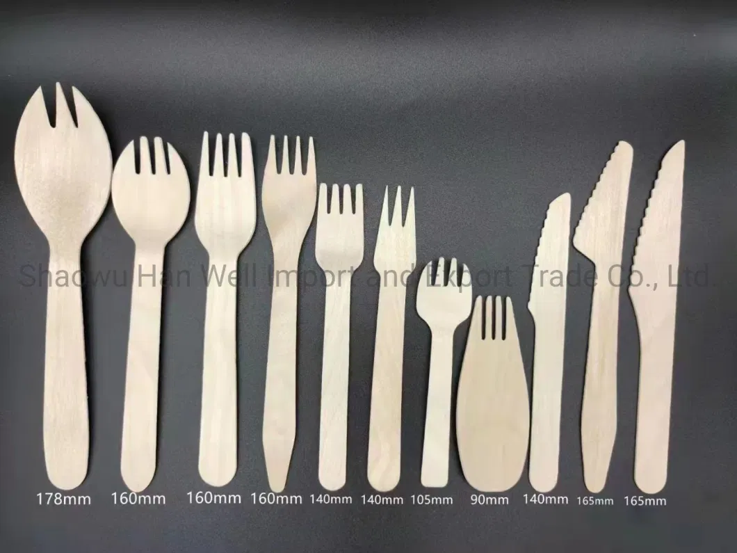 Wholesale Healthy Hygienic Artistic Wood Mini Disposable Wooden Dessert Fork