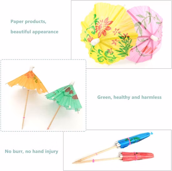 Bead Neuheit Bambus Obst Pick-up dekorative Cocktail Stick für Party Bar Verwendung