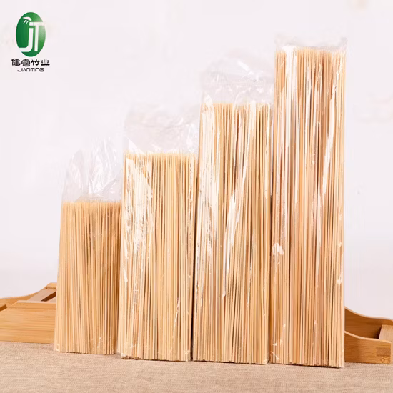 Einfaches Design, natürlicher Umweltschutzspieß, Einweg-Bambusstab